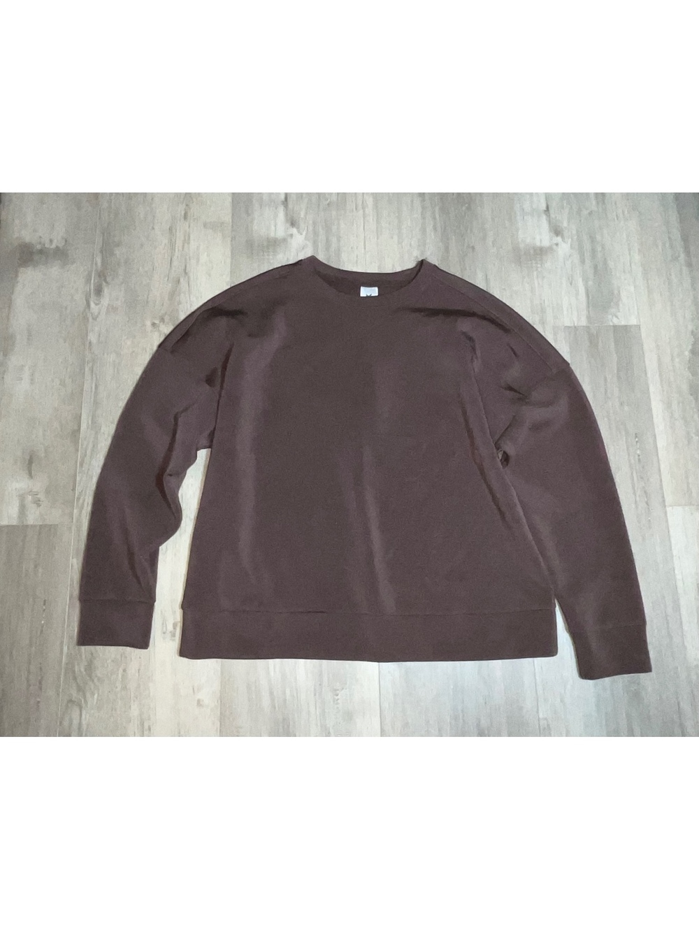 Member's Mark Luxe Crewneck Sweatshirt Size L Brown